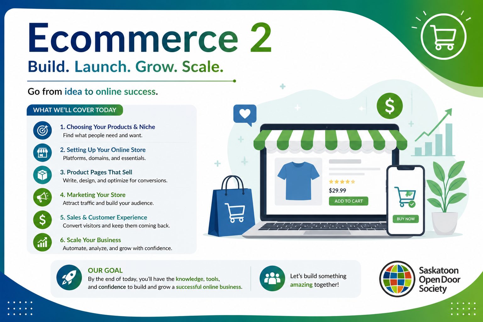 Ecommerce 2 — Build. Launch. Grow. Scale.